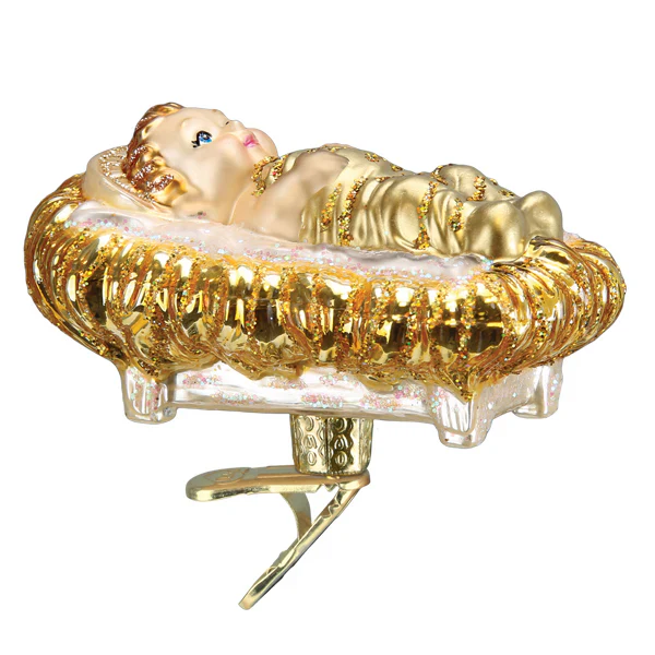 Baby Jesus In Manger Ornament - Image 2