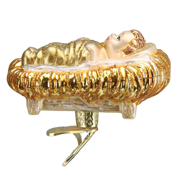 Baby Jesus In Manger Ornament - Image 3