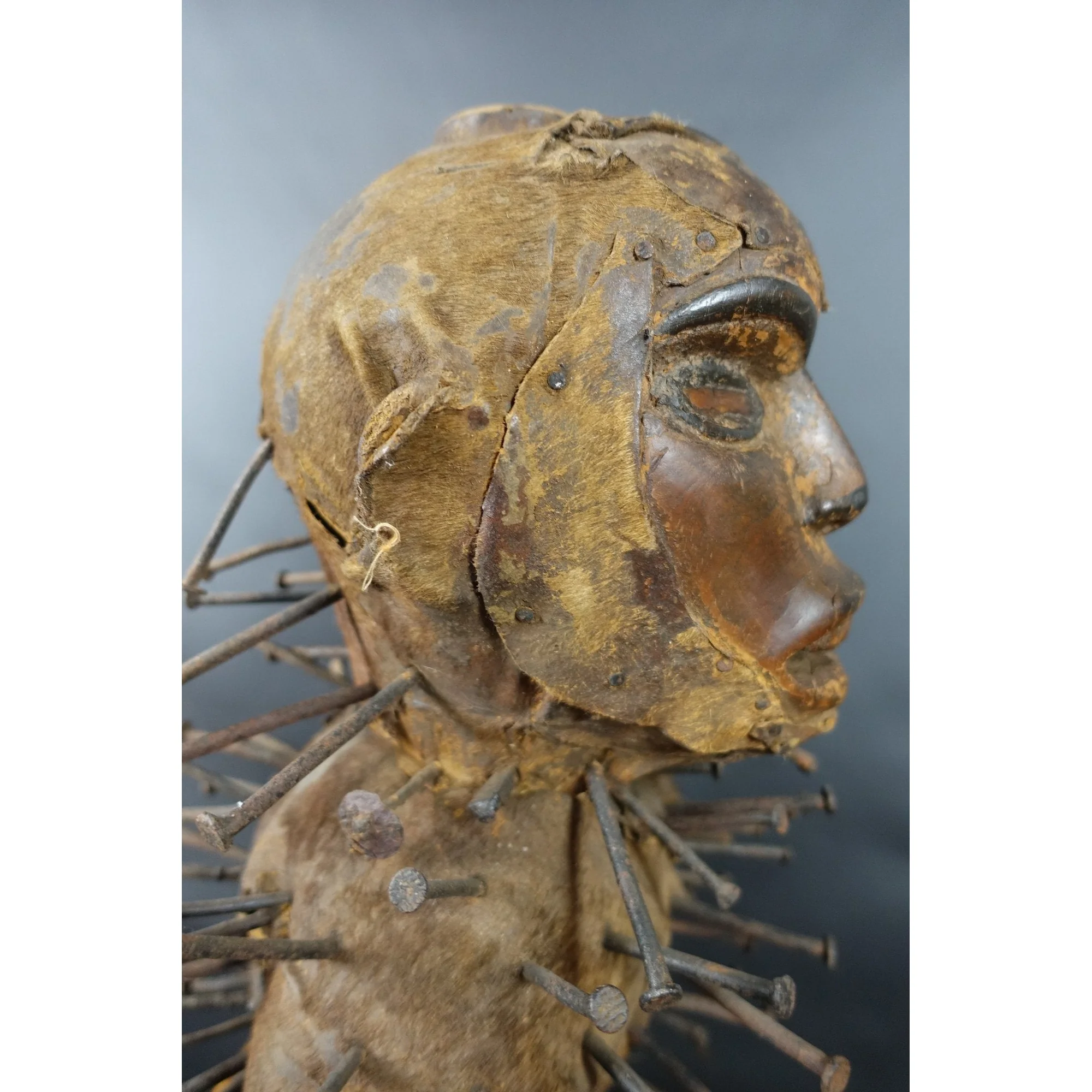 Bakongo Nkisi Monkey Nail Fetish Figure, Congo #1017 - Image 15