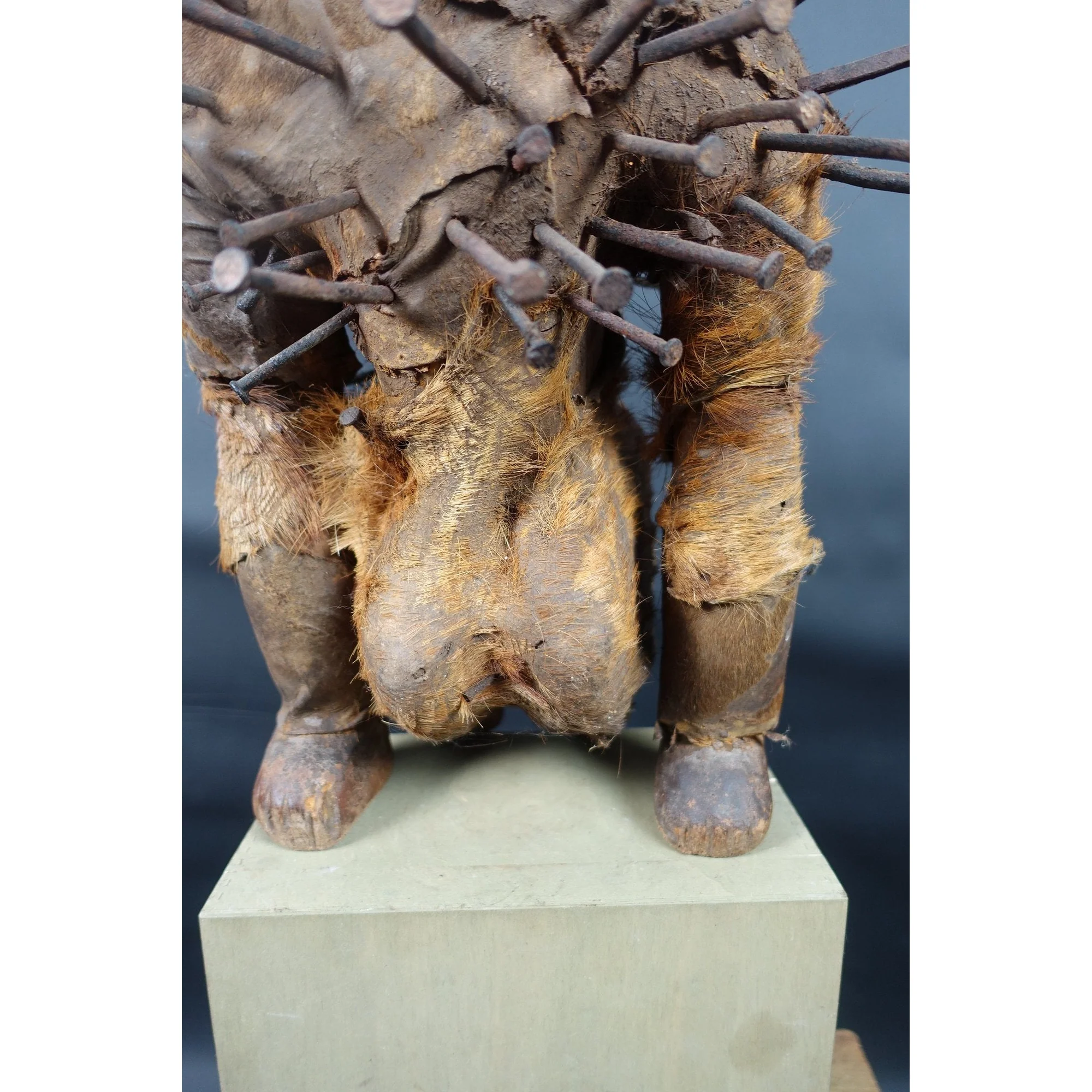 Bakongo Nkisi Monkey Nail Fetish Figure, Congo #1017 - Image 18