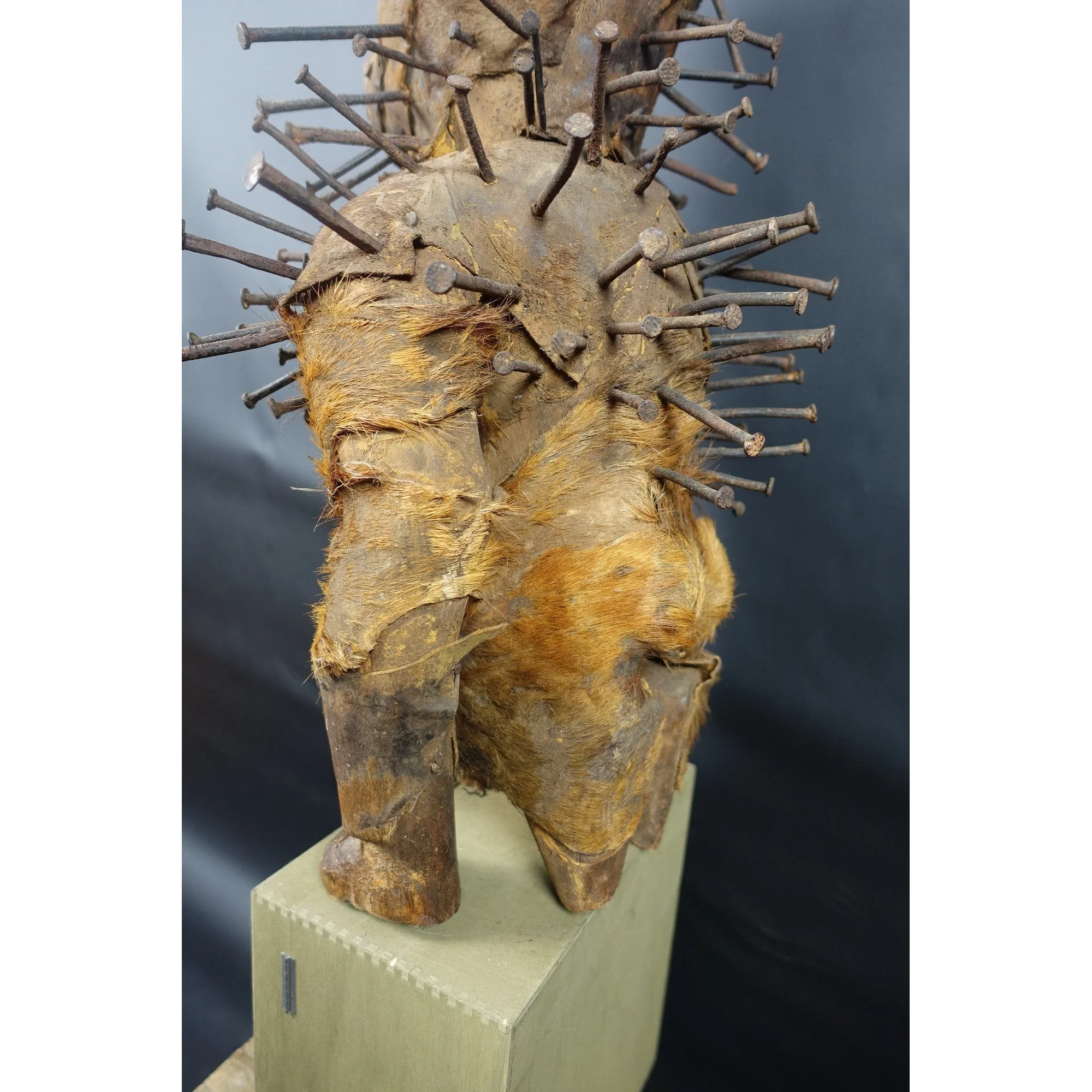 Bakongo Nkisi Monkey Nail Fetish Figure, Congo #1017 - Image 19