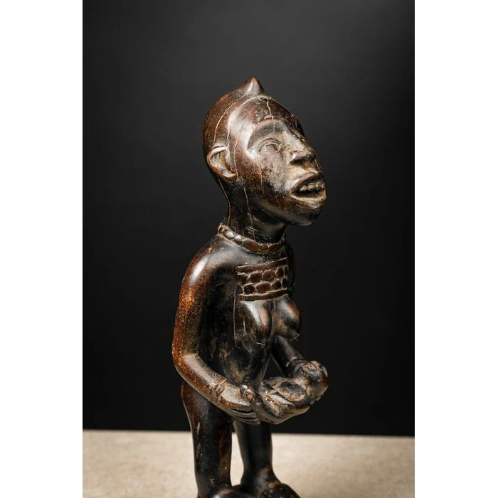 Kongo Phemba Maternity Statuette, Democratic Republic of Congo # 606 - Image 8
