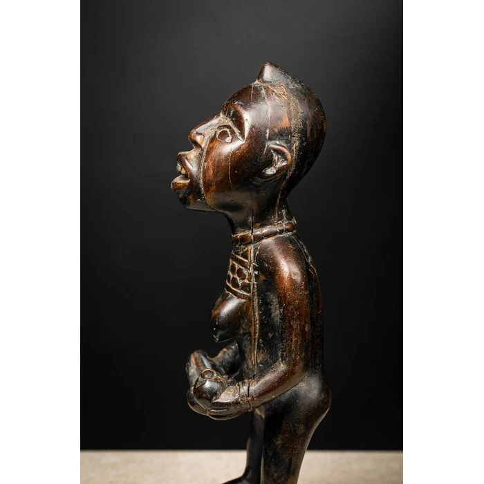 Kongo Phemba Maternity Statuette, Democratic Republic of Congo # 606 - Image 9