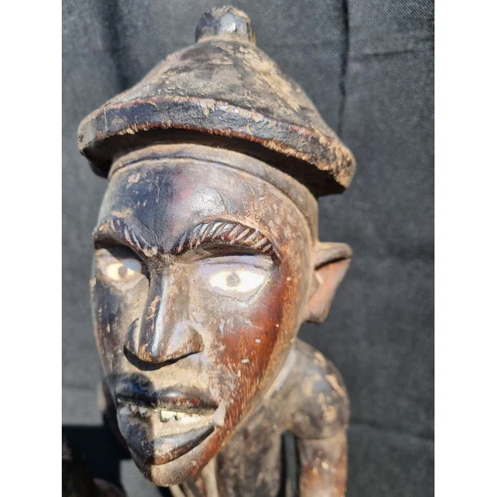Kongo / Yombe Nkisi Warrior Figural Tableau, Congo #89 - Image 10
