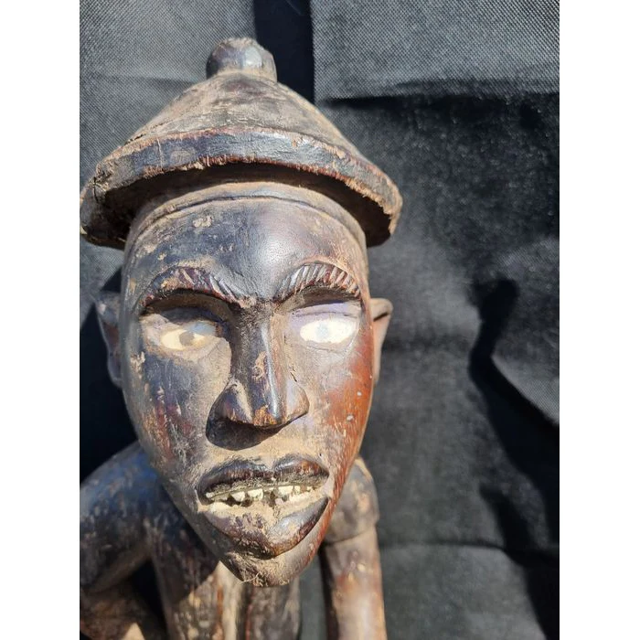Kongo / Yombe Nkisi Warrior Figural Tableau, Congo #89 - Image 11