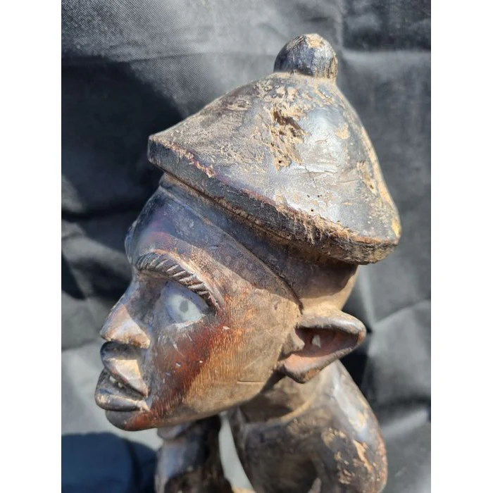 Kongo / Yombe Nkisi Warrior Figural Tableau, Congo #89 - Image 12