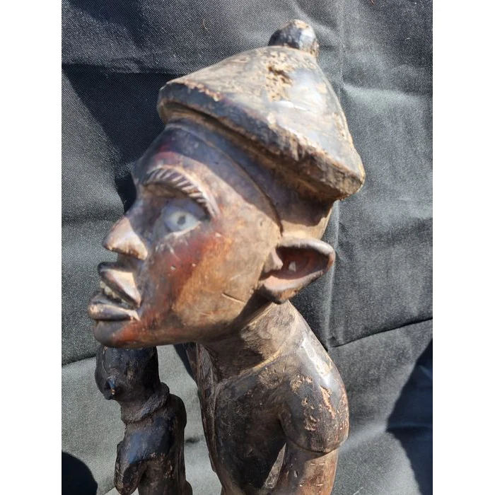Kongo / Yombe Nkisi Warrior Figural Tableau, Congo #89 - Image 13