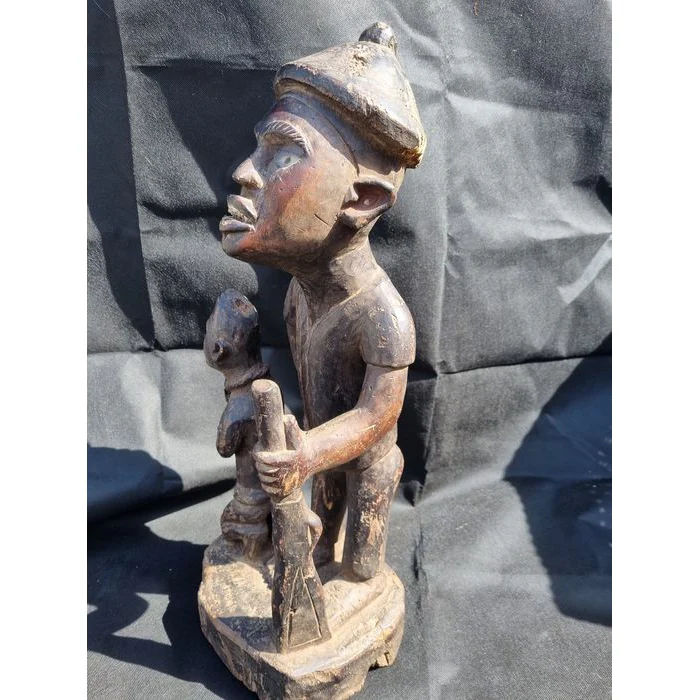 Kongo / Yombe Nkisi Warrior Figural Tableau, Congo #89 - Image 2