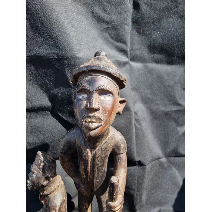 Kongo / Yombe Nkisi Warrior Figural Tableau, Congo #89 - Image 5