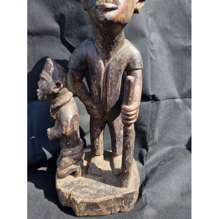Kongo / Yombe Nkisi Warrior Figural Tableau, Congo #89 - Image 9