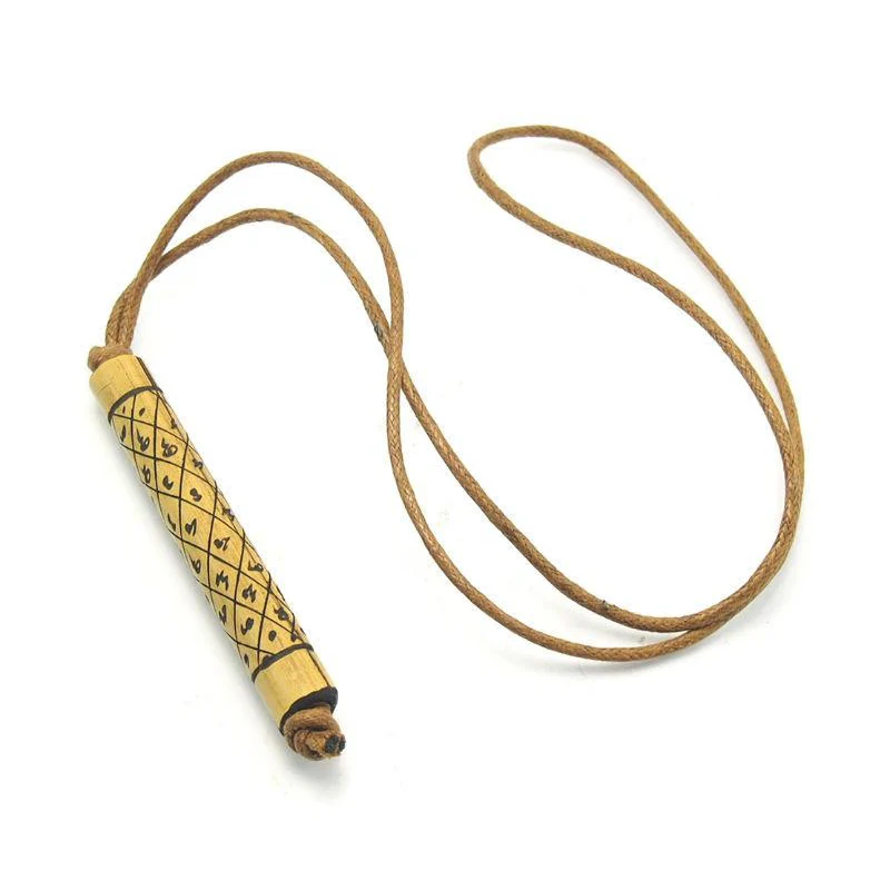 Bamboo Talismanic Takrut Bead Necklace 2 - Image 2