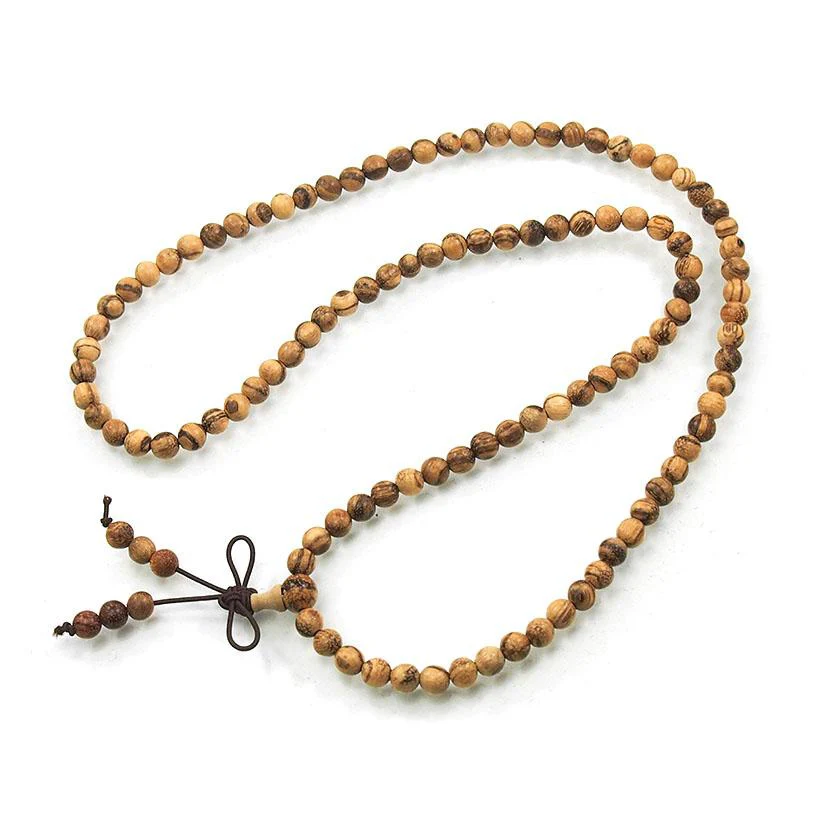 Banded Sandalwood 6mm Mala - Image 3
