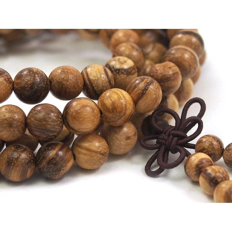 Banded Sandalwood 8mm Mala - Image 2