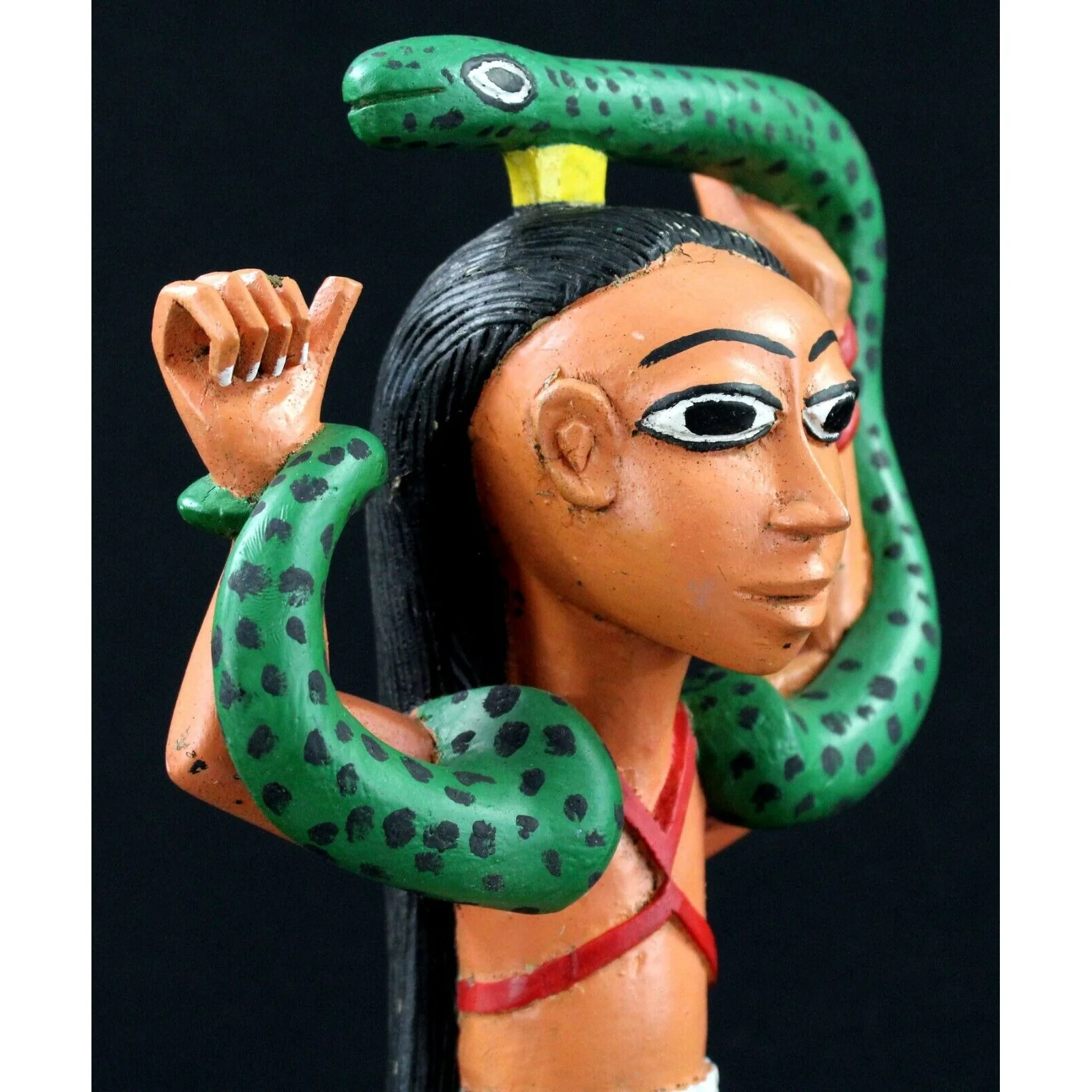 Baoulé Elephant Rider Mami Wata Statue, Ivory Coast #1104 - Image 8