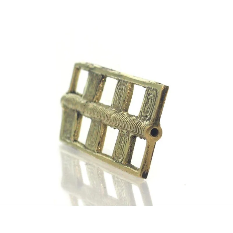Baoule Style Cast Brass Bead 10 - Image 2