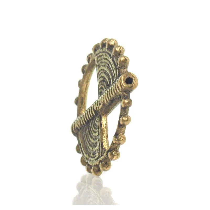 Baoule Style Cast Brass Bead 4 - Image 3