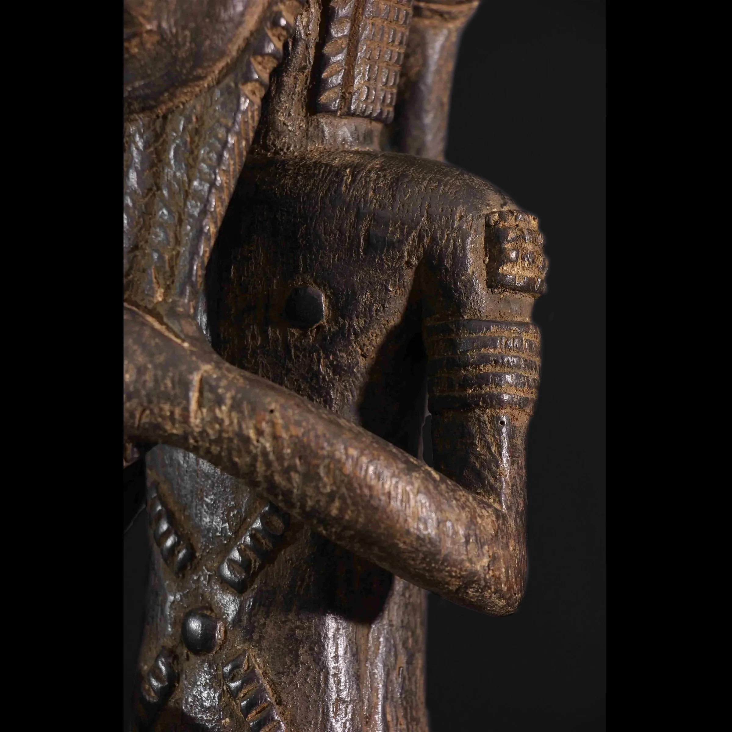 Baule Waka Sona Male Figure, Côte d'Ivoire #37 - Image 10