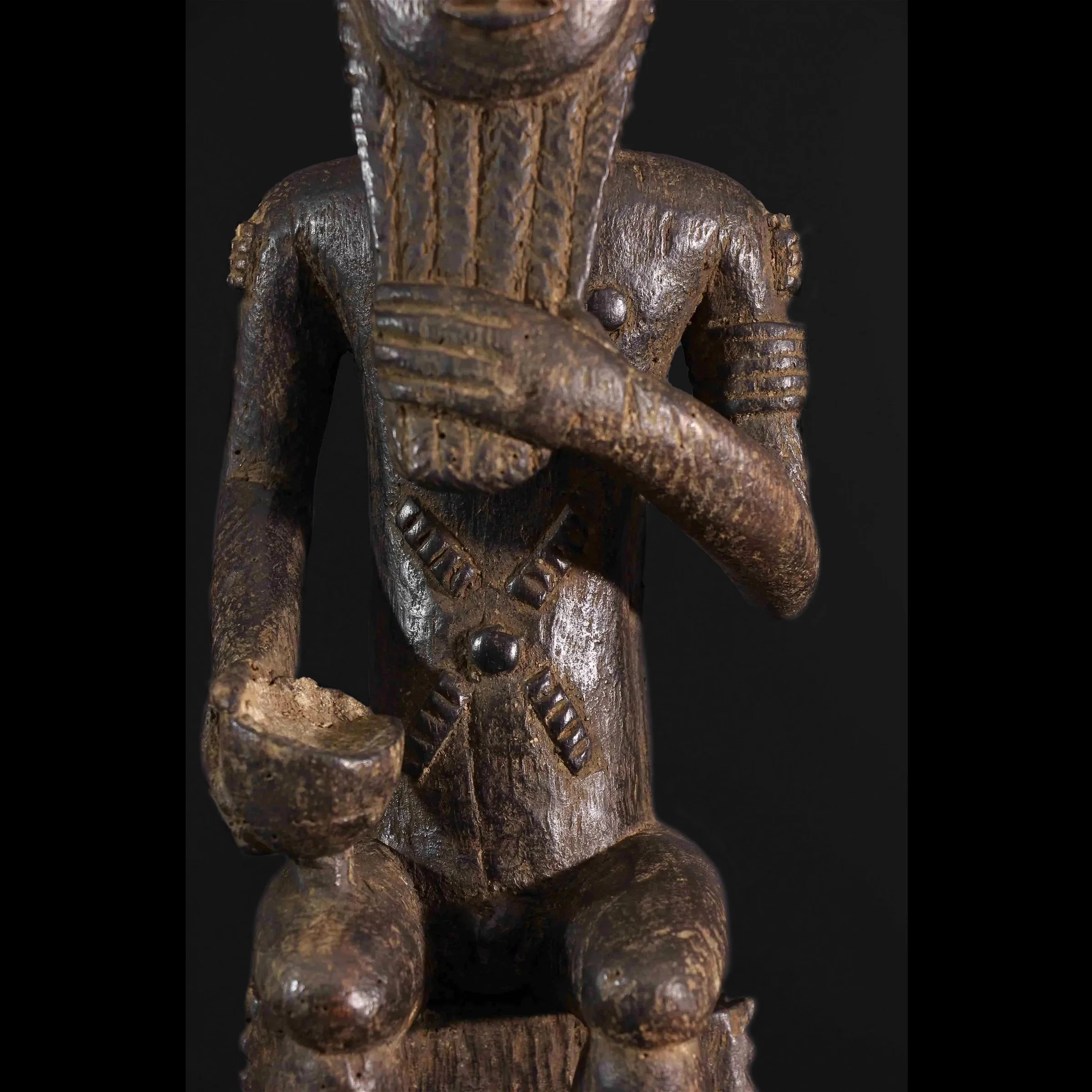 Baule Waka Sona Male Figure, Côte d'Ivoire #37 - Image 11