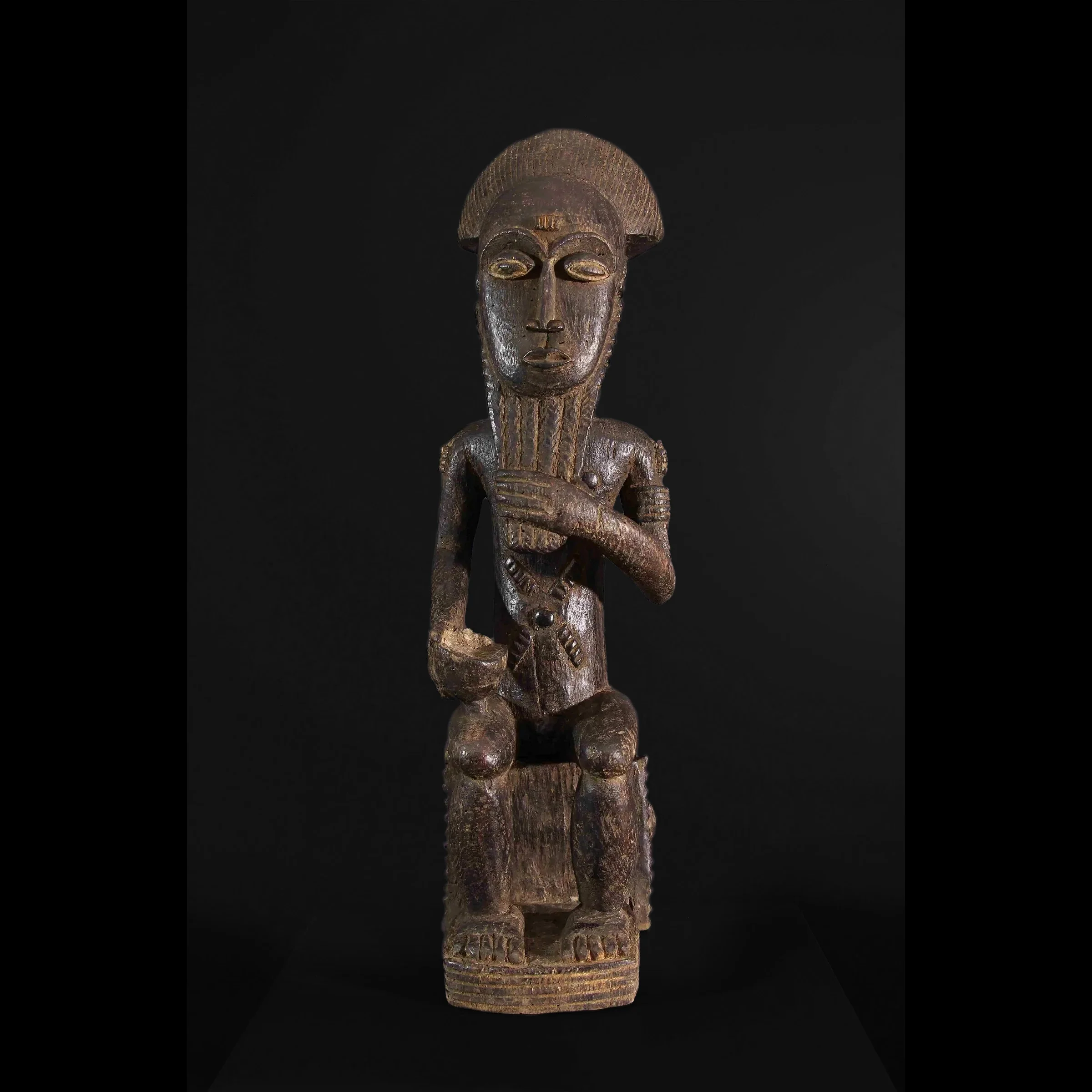 Baule Waka Sona Male Figure, Côte d'Ivoire #37 - Image 2