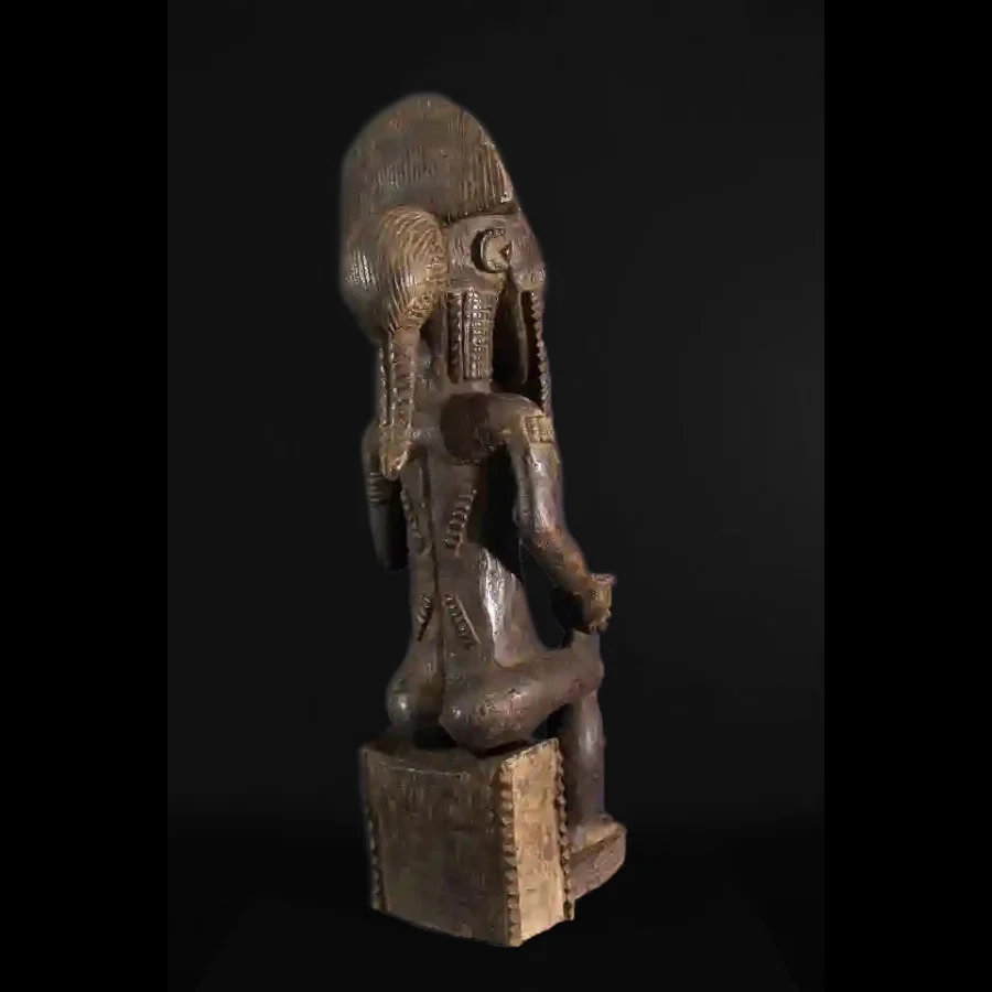 Baule Waka Sona Male Figure, Côte d'Ivoire #37 - Image 5