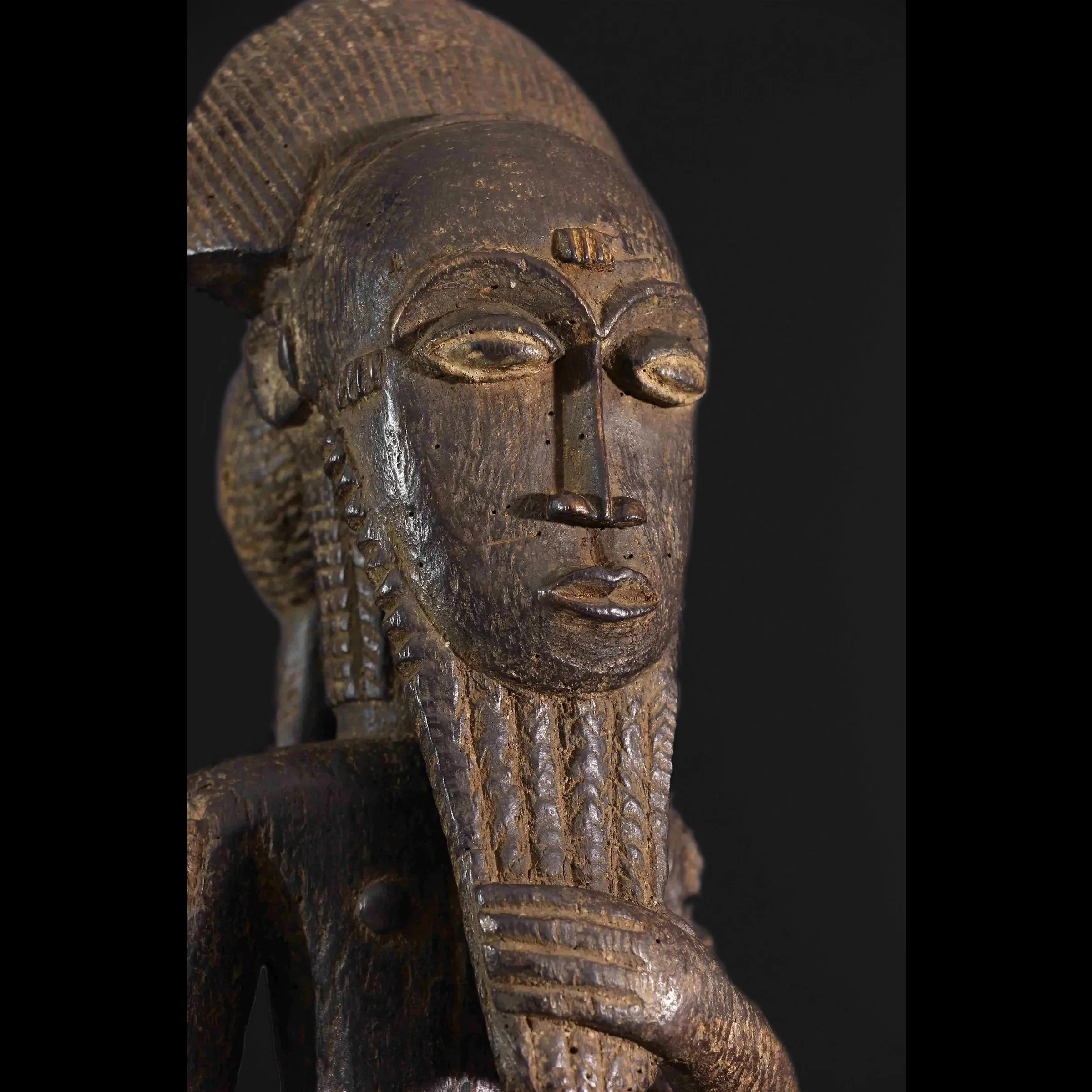 Baule Waka Sona Male Figure, Côte d'Ivoire #37 - Image 8