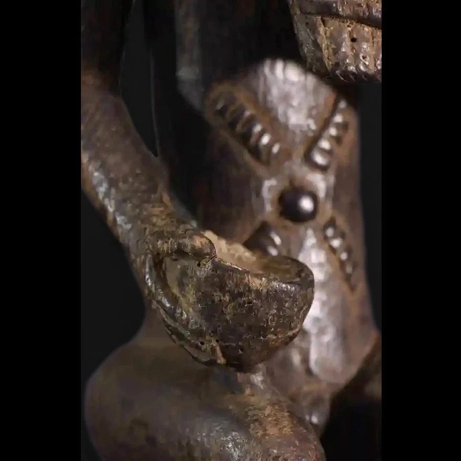 Baule Waka Sona Male Figure, Côte d'Ivoire #37 - Image 9