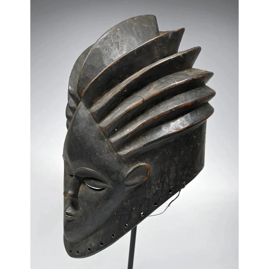 Bassa Helmet Mask, Liberia #1177 - Image 3