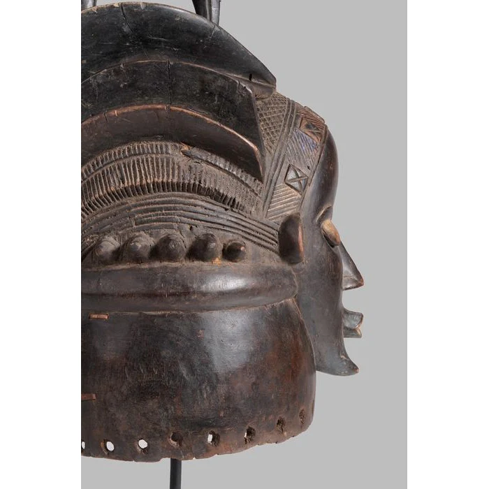 Bassa Sowei Helmet Mask, Liberia #983 - Image 11