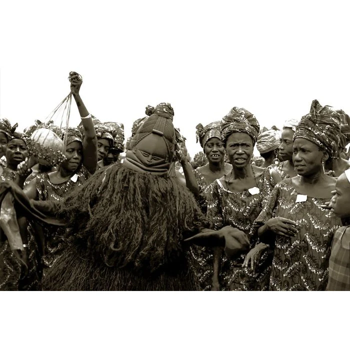 Bassa Sowei Helmet Mask, Liberia #983 - Image 15