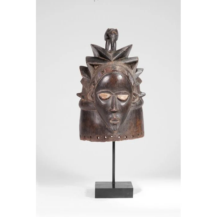 Bassa Sowei Helmet Mask, Liberia #983 - Image 2