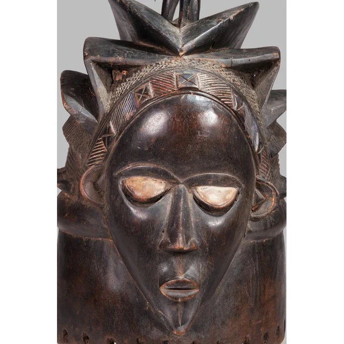 Bassa Sowei Helmet Mask, Liberia #983 - Image 8