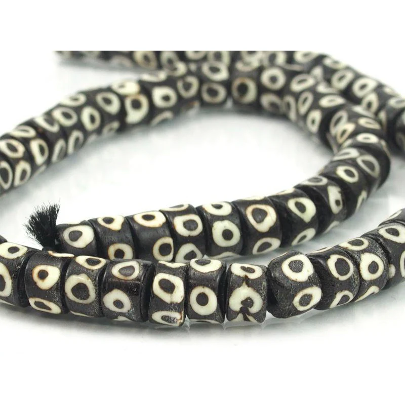 Batik Dye Bone Beads 1 - Image 3