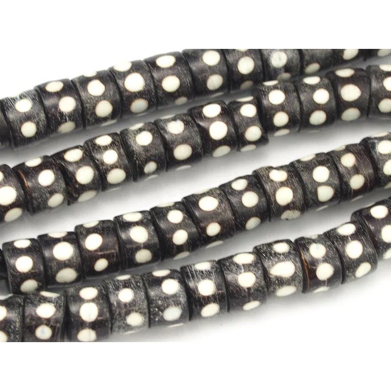Batik Dye Bone Beads 2 - Image 2