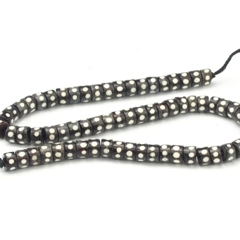 Batik Dye Bone Beads 2 - Image 3