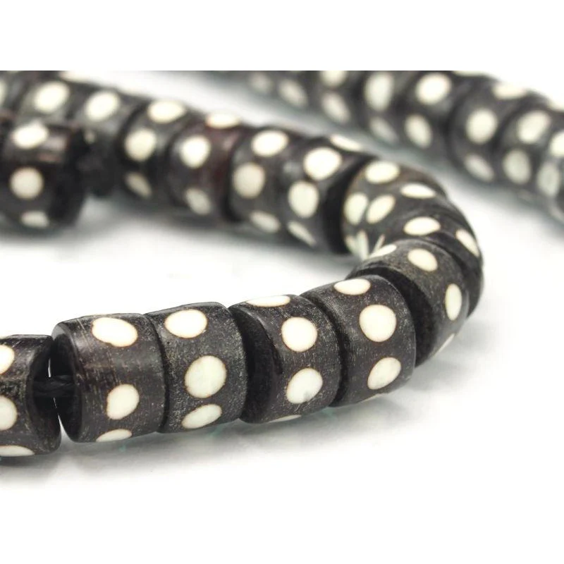 Batik Dye Bone Beads 2 - Image 4