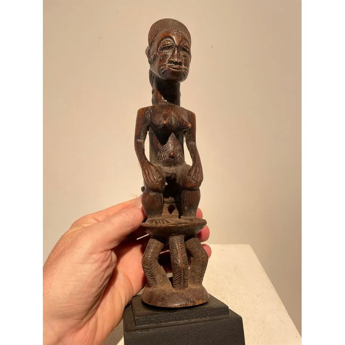 Baule Blolo Asye Usu Divination Figures / Pair , Côte d'Ivoire #883, #884 - Image 13