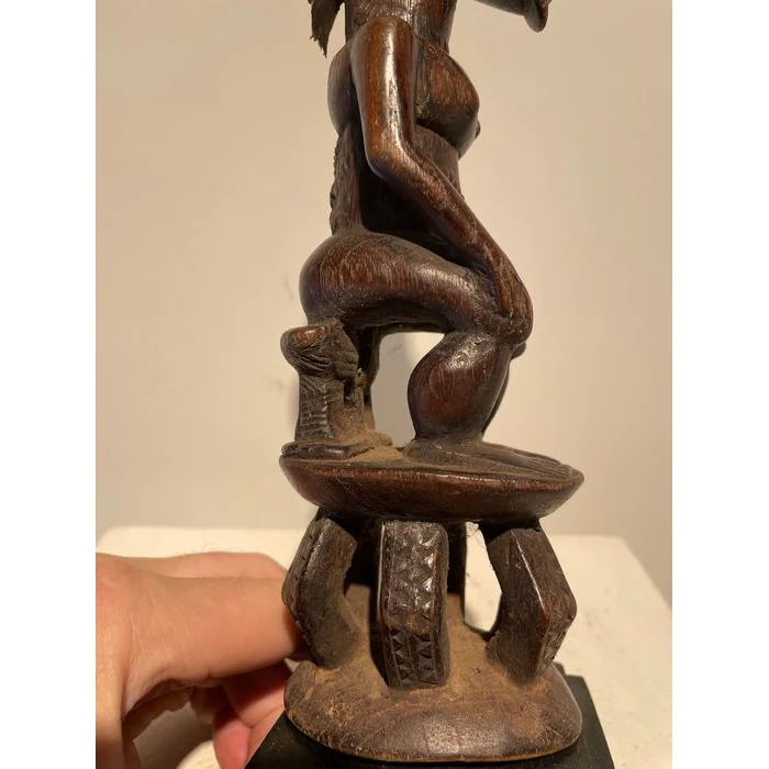 Baule Blolo Asye Usu Divination Figures / Pair , Côte d'Ivoire #883, #884 - Image 14