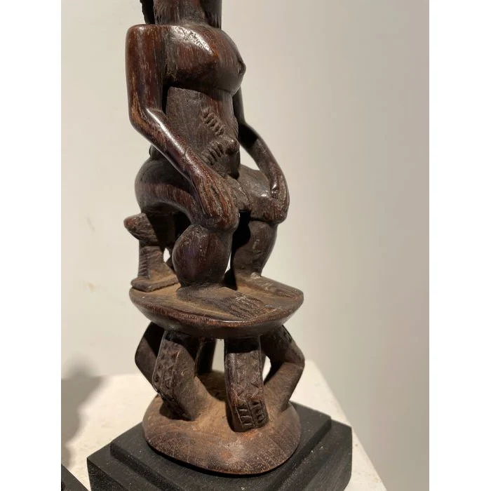Baule Blolo Asye Usu Divination Figures / Pair , Côte d'Ivoire #883, #884 - Image 15