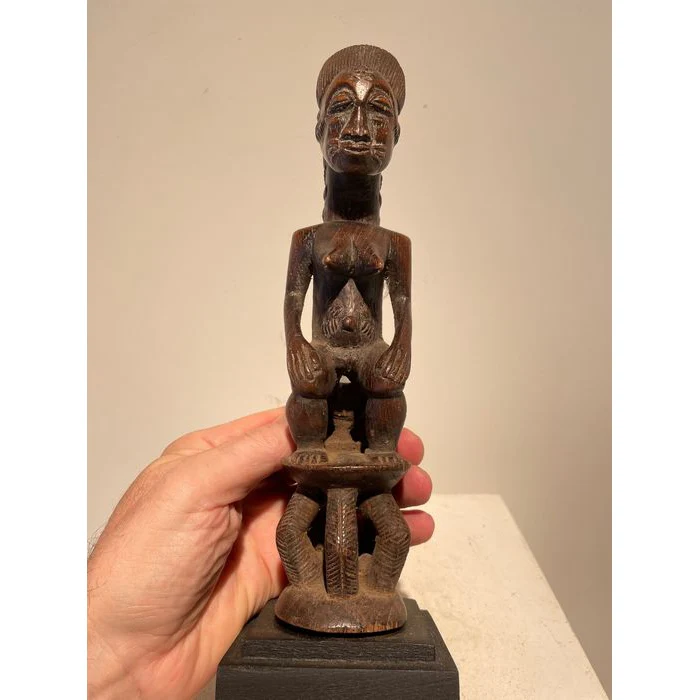 Baule Blolo Asye Usu Divination Figures / Pair , Côte d'Ivoire #883, #884 - Image 17