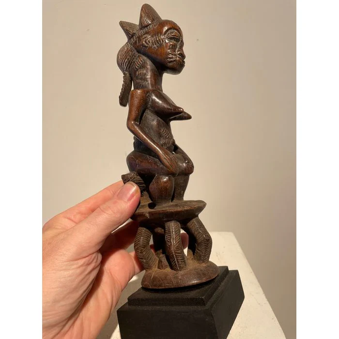 Baule Blolo Asye Usu Divination Figures / Pair , Côte d'Ivoire #883, #884 - Image 23
