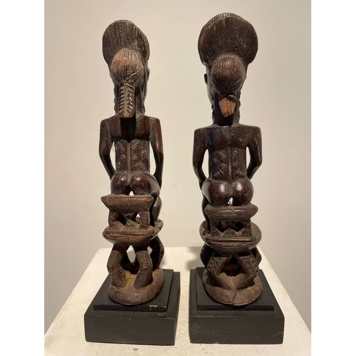 Baule Blolo Asye Usu Divination Figures / Pair , Côte d'Ivoire #883, #884 - Image 6