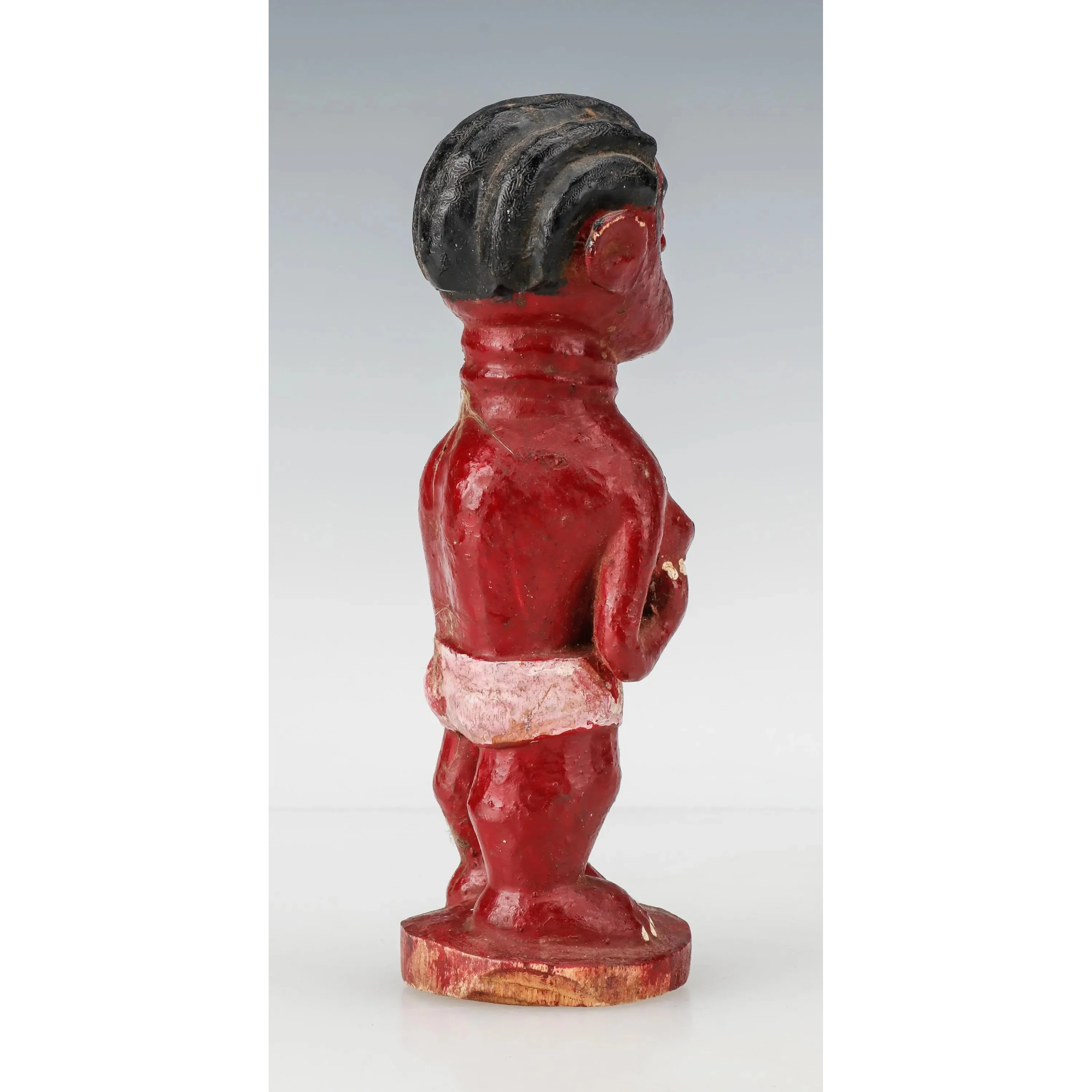 Baule Miniature Blolo Bla Spirit Wife Figure, Ivory Coast #1210 - Image 3