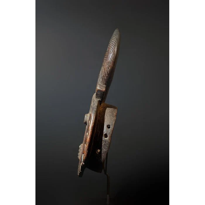 Baule Couple "Kple-Kple" Mask PAIR, Côte d'Ivoire #213, #214 - Image 11