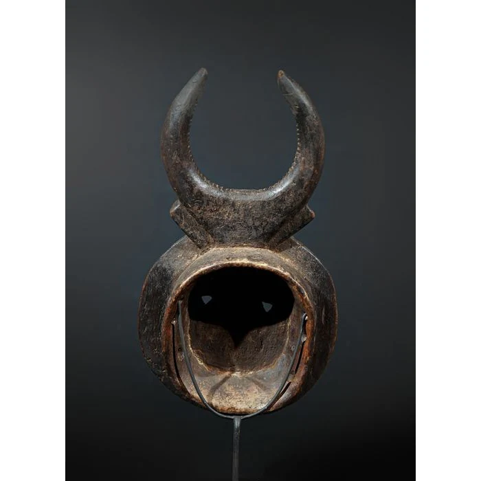 Baule Couple "Kple-Kple" Mask PAIR, Côte d'Ivoire #213, #214 - Image 12