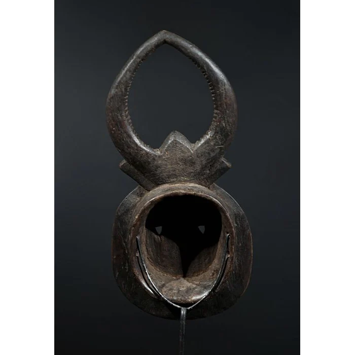 Baule Couple "Kple-Kple" Mask PAIR, Côte d'Ivoire #213, #214 - Image 13