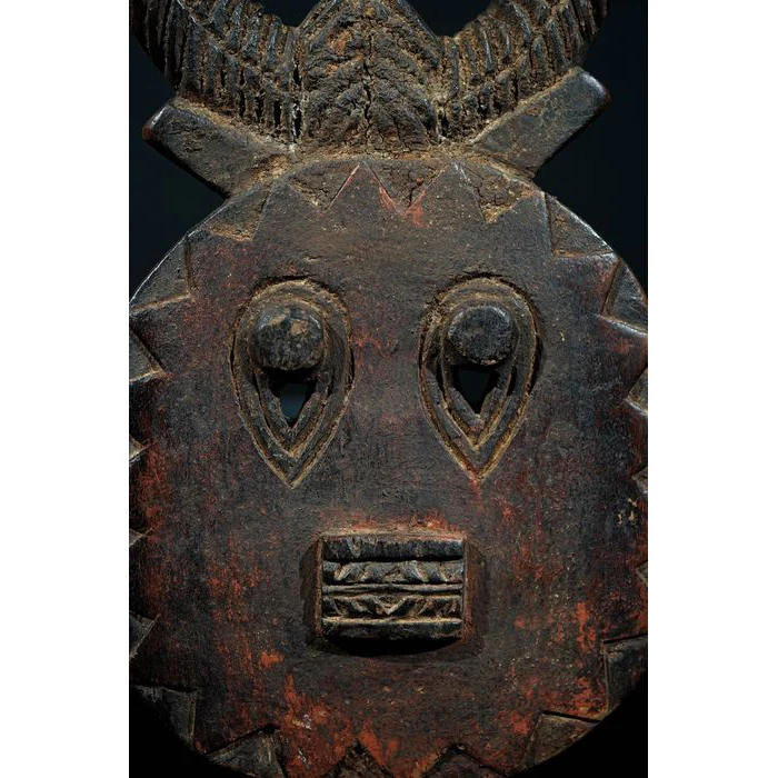 Baule Couple "Kple-Kple" Mask PAIR, Côte d'Ivoire #213, #214 - Image 16