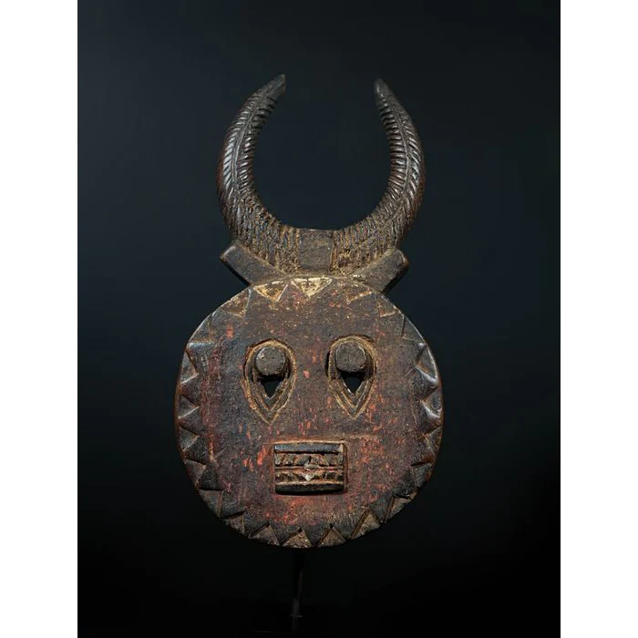 Baule Couple "Kple-Kple" Mask PAIR, Côte d'Ivoire #213, #214 - Image 2