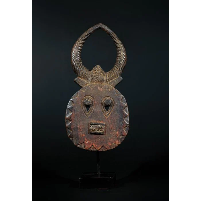 Baule Couple "Kple-Kple" Mask PAIR, Côte d'Ivoire #213, #214 - Image 3