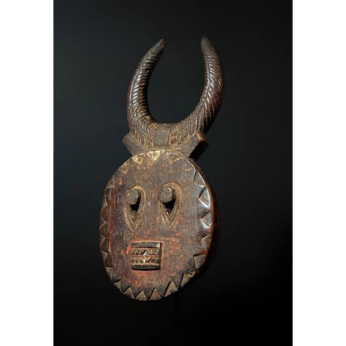 Baule Couple "Kple-Kple" Mask PAIR, Côte d'Ivoire #213, #214 - Image 4