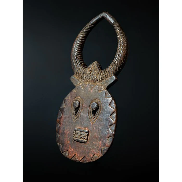 Baule Couple "Kple-Kple" Mask PAIR, Côte d'Ivoire #213, #214 - Image 5